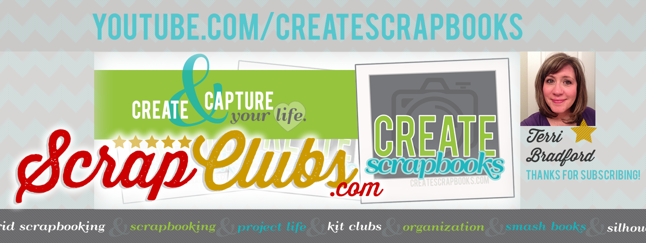http://youtube.com/CreateScrapbooks CreateScrapbooks YouTube Channel Scrapbooking Videos Scrapbook Kit Clubs