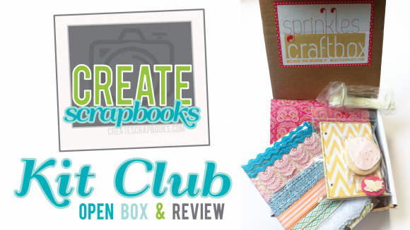 review of websters pages scrapbooking supplies sprinkles box
