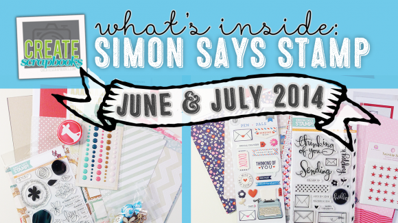 http://youtu.be/J9whfi7dIbw - What's Inside VIDEO: Simon Says Stamp - JUNE 2014 "YOU ARE MY FAVORITE" & JULY 2014 - "SENDING HAPPY MAIL" Exclusive Card Kit of the Month with SSS Stamp Set