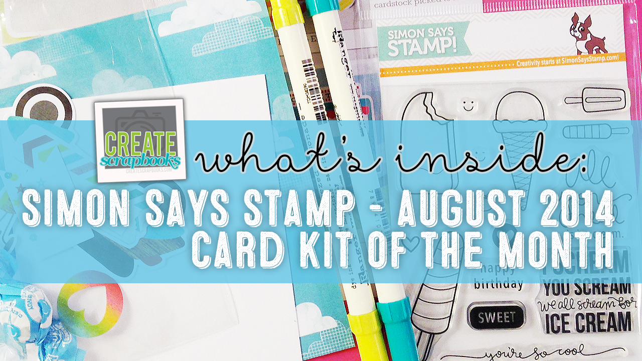 http://shrsl.com/?~5x88 - Simon Says Stamp - AUGUST 2014 "SUMMER DREAMS" Exclusive Card Kit of the Month with SSS Stamp Set