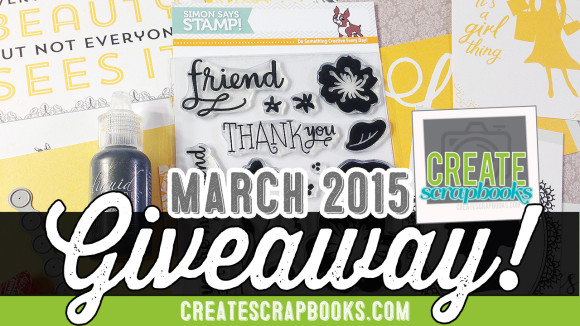 http://youtube.com/CreateScrapbooks March 2015 CreateScrapbooks YouTube GIVEAWAY: Simon Says Stamp "Classic Beauty" Card Kit!